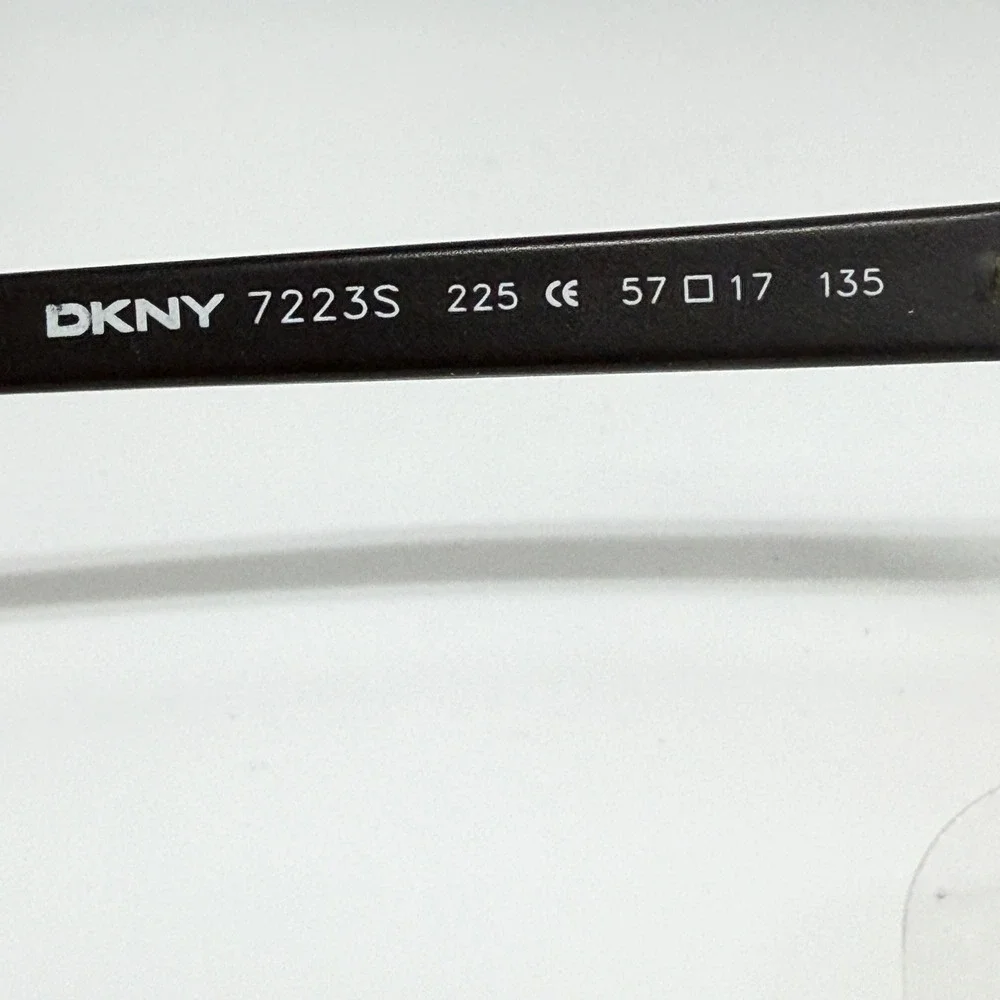 DKNY 7223S 225 Womens Brown‎ Rimless Square Sunglasses 57-17-135 21688